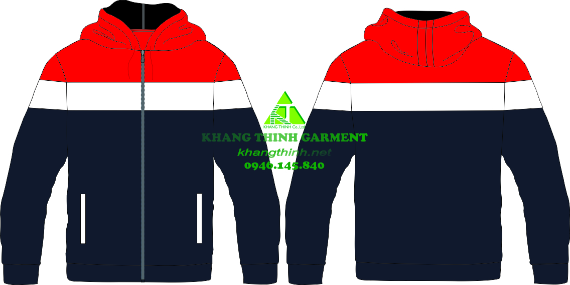 Mẫu áo khoác gió AKKT025